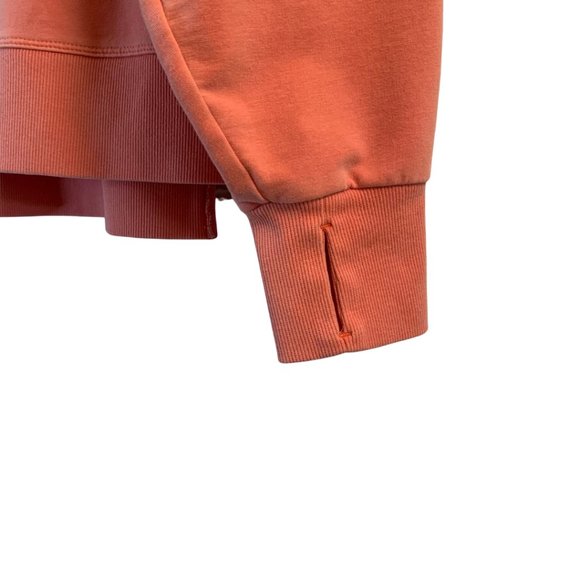 Sweatshirt with Thumb Holes Coral Size XS-S - Picture 2 of 6